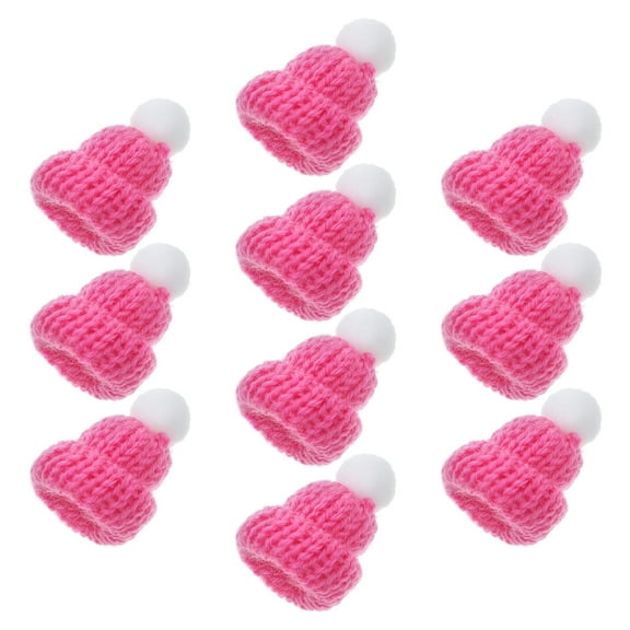 Nicehomfit Rosy Knitted Christmas Cap, Adorable Party Favors, Comfortable and Allergy-Free Holiday Hat