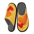 thumbnail image 2 of IAUYY Memory Foam House Slippers Suitable for Both Men and Women. Comfortable, Anti-Slip Plush Flat-Bottomed Slippers The Best Holiday Gift Yellow, 2 of 9