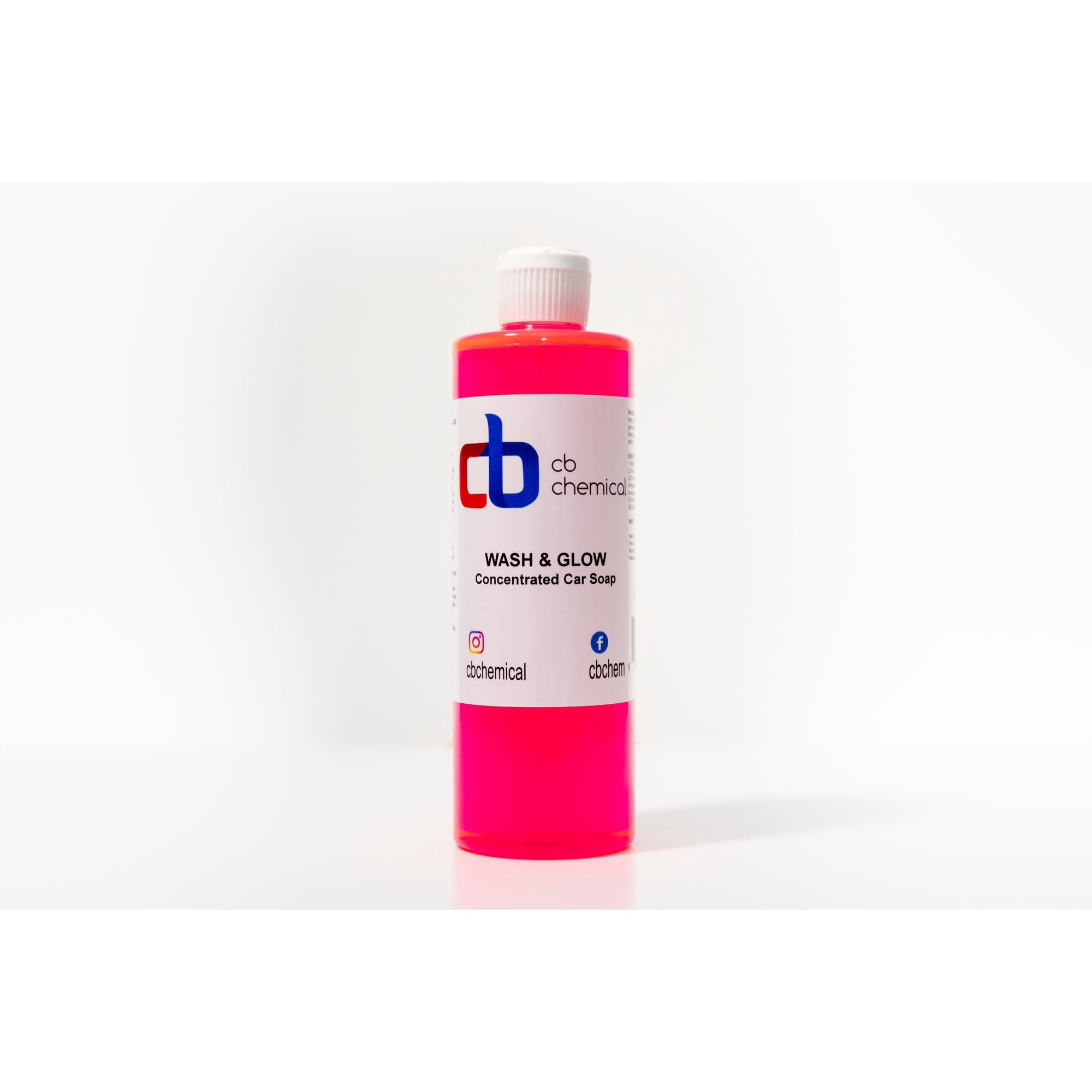 CB Chemical Wash & Glow Concentrated Car Soap, Wash & Gloss Foaming Car