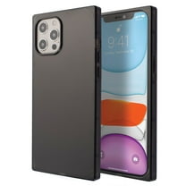 Insten Case for iPhone 12 Pro Max Case 6.7 Inch, Soft TPU Protective Cases with Reinforced Corners, Shock Absorption, Crystal Clear Black Slim Cover for Women Girls