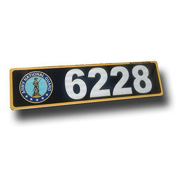 National Guard, Curb, Mailbox, House Address Plaque, Reflective