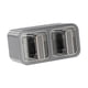 thumbnail image 5 of Caja de condimentos para montar en la pared, botes de especias con cucharas para pollo 2 Rejilla Gris, 5 of 7