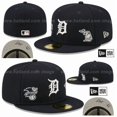 thumbnail image 3 of MLB Detroit Tigers Basic Black and White 59FIFTY Fitted Hat, 3 of 5
