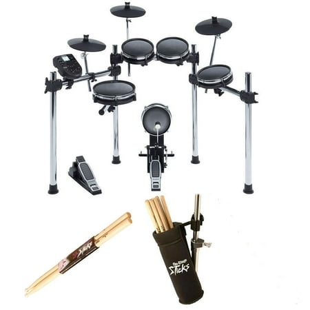 - Alesis SURGE MESH KIT Eight-Piece Electronic Drum Kit w Accessories