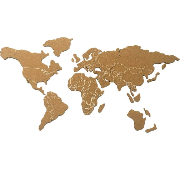 Raindrops 1 Set Self Adhesive Cork Board World Map Pin Board Message Board