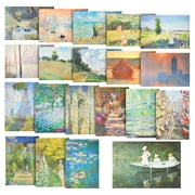 20 Set of Posters, Claude Monet Paintings for Home Decor, Matte Laminated Fine Art Prints for Wall Decor, 200gsm (13 x 19 in)