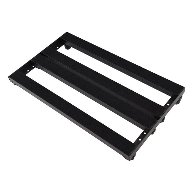 Compact Aluminum Guitar Pedal Board with Cable Management, Tilted Design for Easy Access, Lightweight & Portable for Musicians