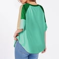 thumbnail image 3 of Plebaso T-Shirts Oversize pour Femmes Manches Courtes d'Été Décontracté Col Rond Ample, 3 of 7