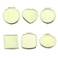 thumbnail image 3 of Joernso Portable Cat Head Love Heart Round Square Folding Mirror Makeup Cosmetic Tool, 3 of 8