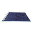 thumbnail image 2 of Ahgly Company Machine Washable Indoor Rectangle Abstract Blue Modern Area Rugs, 7' x 9', 2 of 4