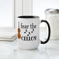 thumbnail image 4 of CafePress - Fear The Cello Music - 15 oz Ceramic Large White Novelty Mug, 4 of 4