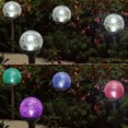 thumbnail image 6 of FKHouse 3 Pcs Solar Garden Lights Outdoor, Color Changing & White 2 LEDs Lights, Decorative Ball Lights, 6 of 7