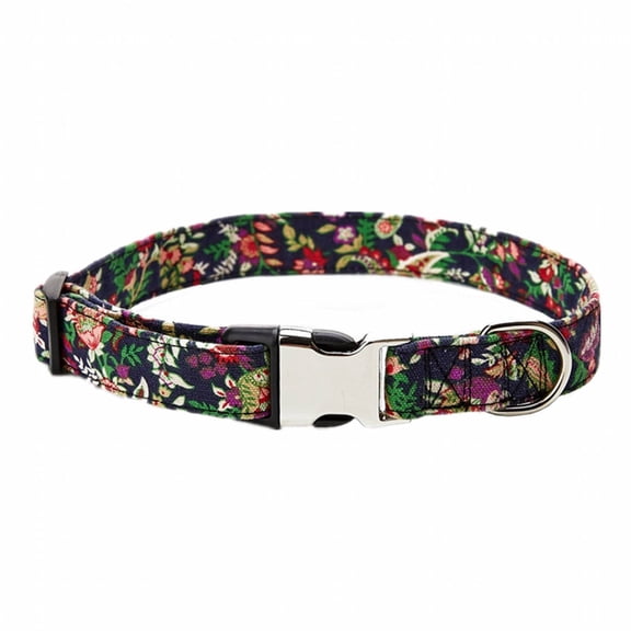 AOMRCOL 2026 New Dog Collar Sturdy Long-Lasting Dog Harness Easy Wearing Dog Leash for Walking Training Travel Tattered Flower M 2.0*50Cm