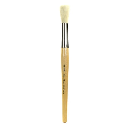 UPC: 0747989074201 | Silver Jumbo Oil Brushes round  30 (pack of 2)