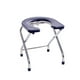 thumbnail image 3 of Asiento de inodoro plegable Yinane multifuncional cómodo esmerilado fácil de lavar silla de ducha Taburete portátil antideslizante Negro 38cm Alto Asiento de inodoro en cuclillas, 3 of 8