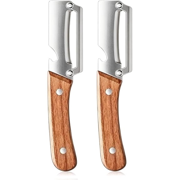 2Pcs Multifunctional Vegetable Peeler, Vegetable Peeler, Stainless Steel Kitchen Peeler for Fruit & Vegetable Peeling - Multi-Functional High-Efficiency Design for Modern Kitchen Househ