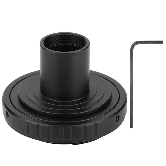 Anillo adaptador de aleación de aluminio para microscopio con montura T de 23,2 mm para cámara con montura Pentax PK.