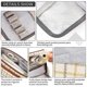 thumbnail image 3 of Angoo [Special] Grid Pen Pencil Case, Multi Slot Plaid Storage Bag, Big Pouch Organizer for Stationery Cosmetic Student, 3 of 4