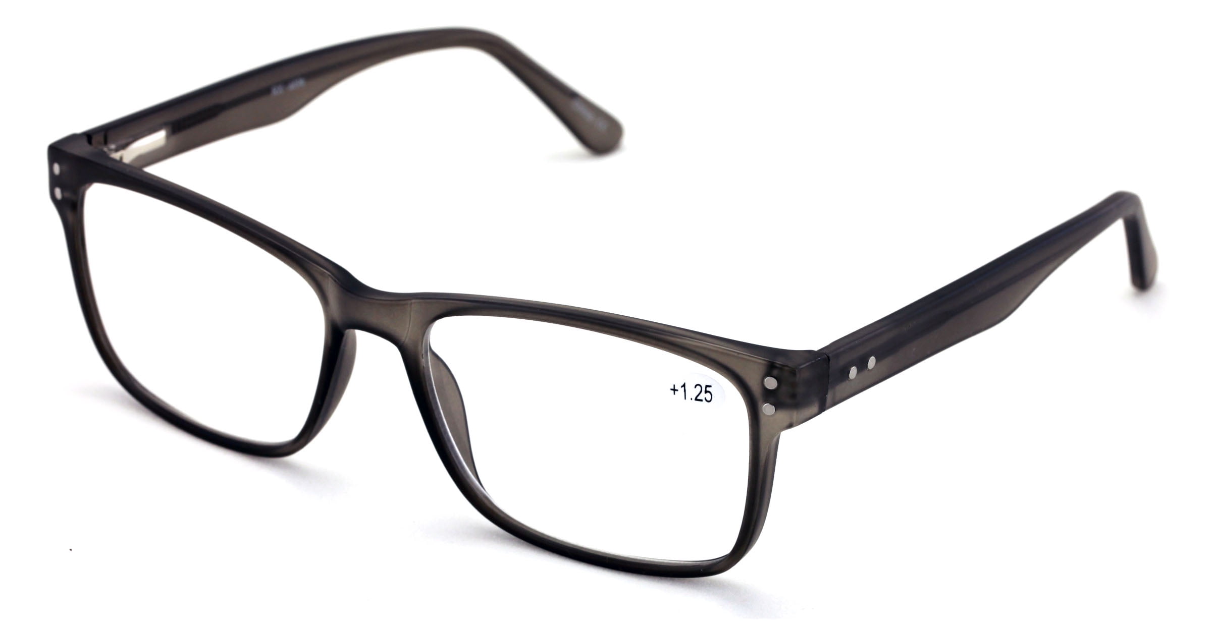 Large Men Premium Rectangular Reading Glasses Optical Frame Reader Spring Hinge