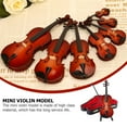 thumbnail image 4 of MasteelfCA 1 Ensemble Mini Modèle d'Instrument Mini Ornement de Violon Mini Délicat Cadeau d'Instrument, 4 of 8