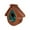 A, variant on MOQIN Bird House, Wooden Bird Houses for Outside, 2 in1 Bluebird House for Outside - Cedar Wood Large Open Bird House Nestbox, ‌Hand-Carved Wooden Birdhouse for Outdoor Garden Viewing
