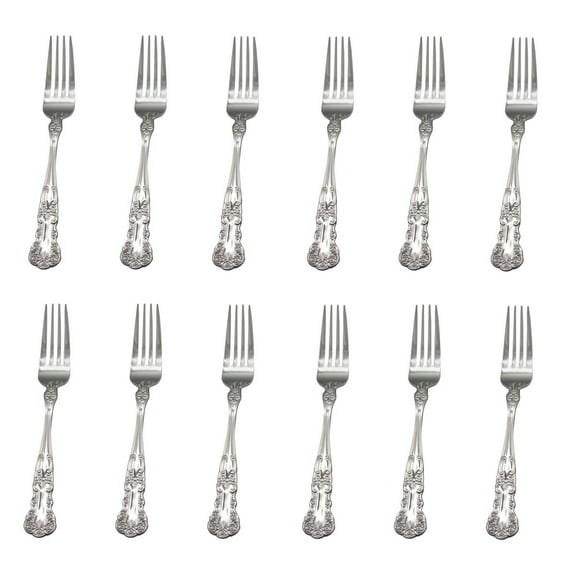 Gorham Blossom 18/10 Stainless Steel Salad Fork (Set of Twelve)