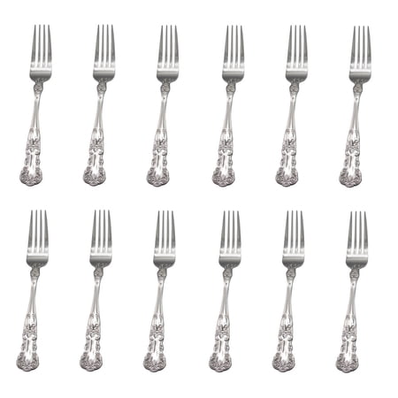 Gorham Blossom 18/10 Stainless Steel Salad Fork (Set of Twelve)