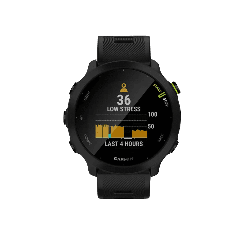 Restored Garmin Forerunner 55, Black Garmin Certified (Refurbished)