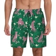 thumbnail image 2 of Goofa Tropical Leopard Printed Men's Swim Trunks Board Shorts Quick Dry Mens Swimming Trunks with Compression Liner,Breathable Fit Hawaii Beach Shorts-Medium, 2 of 9