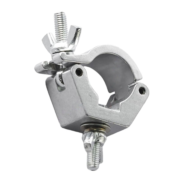 Abrazadera de luz de DJ de aluminio, abrazadera O, abrazadera de luz de escenario para luz de escenario, iluminación de DJ, luces Par, LED Plata 30 a 36mm