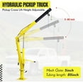 thumbnail image 5 of Pinypikaka 2000LBS Hydraulic Pickup Truck Crane, Folding Truck-Mounted Bed Crane, 360° Swivel Truck Jib Engine Hoist Crane, Truck Bed Lift in Construction, Factory, 5 of 7