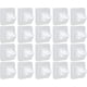 thumbnail image 1 of 20pcs No Drill Curtain Rod Brackets, Self Adhesive Curtain Rod Holders Curtain Rod Hooks Wall Curtain Fixed Clip for Curtain Rod Pole, 1 of 5