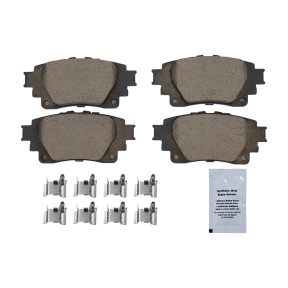 HUSCH Rear Ceramic Brake Pads Kit D2183 Fit For Toyota Highlander 2020-2022, for Toyota Sienna 2021-2022