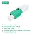thumbnail image 3 of 3dB LC Fiber Optic Attenuator, LC/APC Single Mode Fixed Male to Female Fiber Attenuator, Pack of 2, 3 of 6