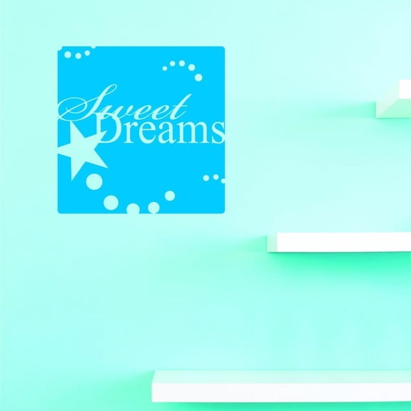 Custom Decals Sweet Dreams Wall Art Size: 20 X 20 Inches Color: Multi