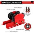 thumbnail image 4 of Polipasto eléctrico manual Trolley POWLAB de 1 tonelada con capacidad para 1000 kg, 4 of 6
