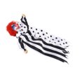 thumbnail image 1 of Scary Eerie Clown Doll Decoración Colgante De Halloween Con Cordón, Perfecto Para Actividades Temáticas De Terror, 1 of 7