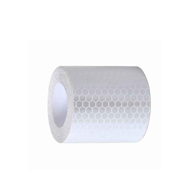 Electronicheart Car Reflective Tape Decoration Stickers Warning Safety Reflection Tape Film Auto Reflector Sticker, White