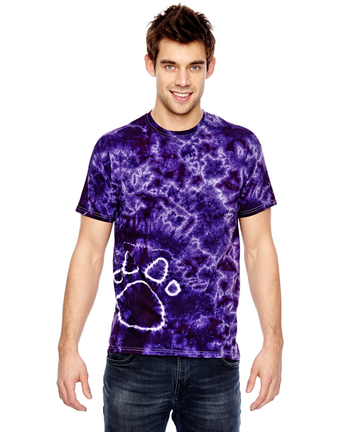 Tie Dye Paw Print Shirt Tie Dye Paw Print Shirt