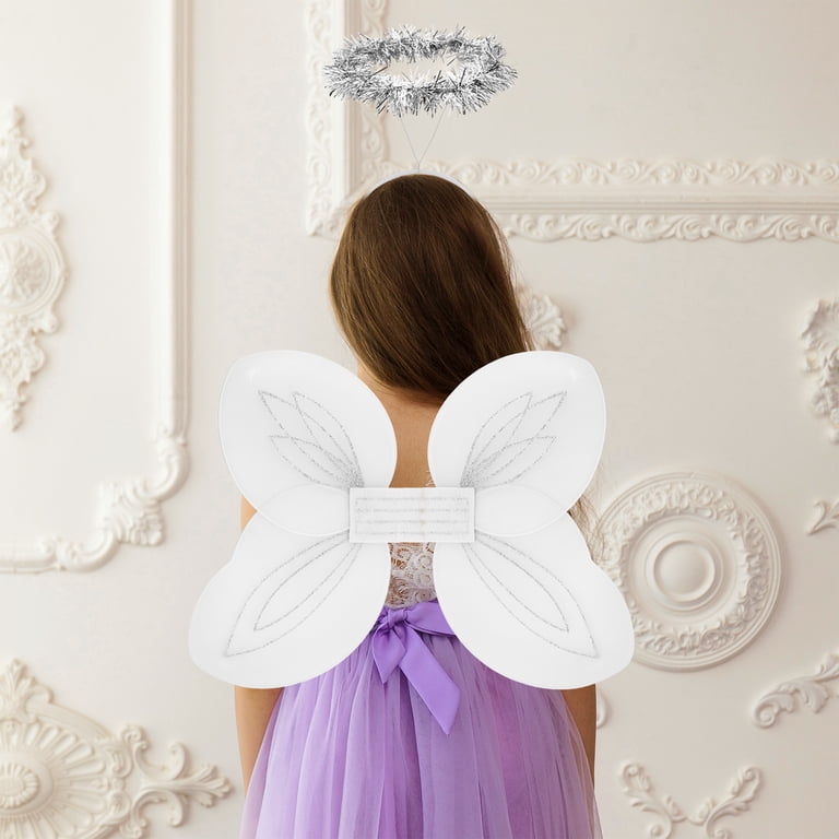 Darware Kids Angel Wings & Halos Sets (6 Sets); Costumes for