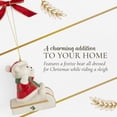 thumbnail image 6 of Spode Christmas Tree Teddy On Sleigh Ornament, Durable Holiday Ornament for Festive Decor & Winter Wonderland Display - Sleek Seasonal Ornaments for Tree, Mantel, Holiday Home Decoration, 6 of 7