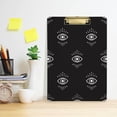 thumbnail image 6 of Coolnut Evil Eyes Clipboard, Acrylic Standard A4 Letter Size Clip Board with Low Profile Clip for Office, Classroom, Doctor, Nurse and Teacher, 12.5"x9", 6 of 7