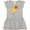 AC-Heather Grey, variant on Inktastic Cute Yellow Chicken Girls Baby Dress