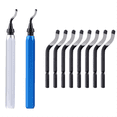 thumbnail image 1 of 2 Pcs Deburring Tool +10 Pcs BS1010 High Speed Steel Blades for Metal Resin PVC Pipes Copper Plastic 3D Printed Edges, 1 of 7