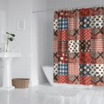 thumbnail image 2 of Pioneer Flower Floral Print Pattern Shower Curtain 84"x72", Bathroom Decorative Shower Curtain Set with 12 Hooks, Waterproof Washable, 2 of 6