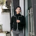thumbnail image 3 of Abrigos Suéter casual holgado para hombre Ropa popular coreana Otoño e invierno Cárdigan de punto Moda para hombre Jerseys originales Top, 3 of 4