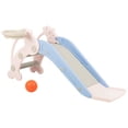 thumbnail image 6 of Hey Play Indoor/Outdoor Toddler Slide with Basketball Hoop and Ball (Pink), 6 of 6