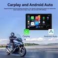 thumbnail image 5 of Monitor Portátil de 7 Pulgadas para Motocicleta, Resistente Al Agua IPX8, Compatible con CarPlay y para Android Auto, Pantalla Inalámbrica., 5 of 5