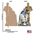 thumbnail image 2 of Advanced Graphics R2-D2 & C-3PO Life Size Cardboard Cutout Standup - Star Wars Classics (IV - VI), 2 of 5