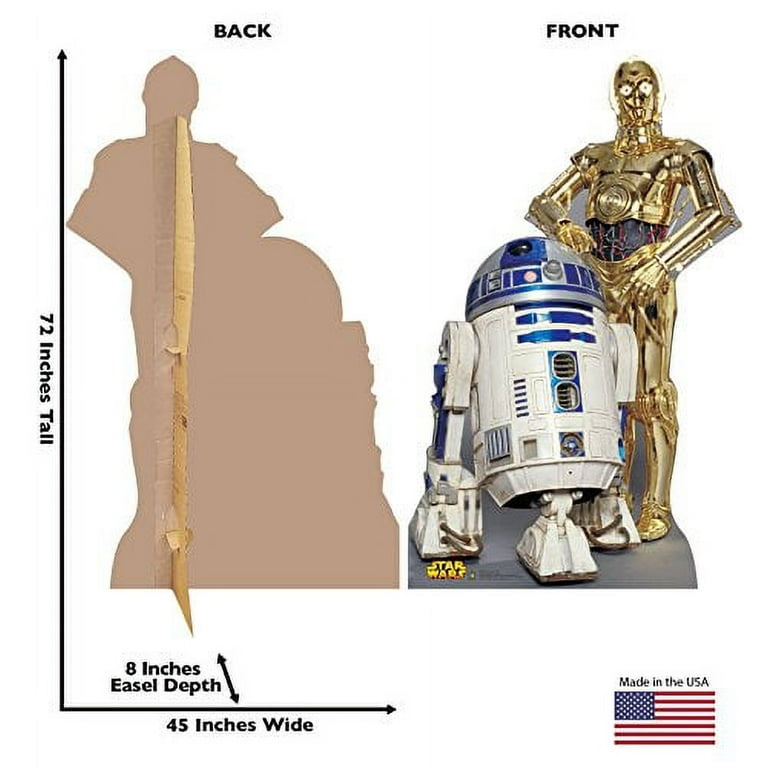Advanced Graphics R2-D2 & C-3PO Life Size Cardboard Cutout Standup
